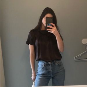 BCBGMAXAZRIA 100% silk top.